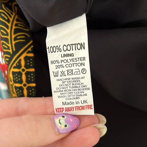 Grass Fields Printed Mini Skirt Size 20 - Picture 7 of 7